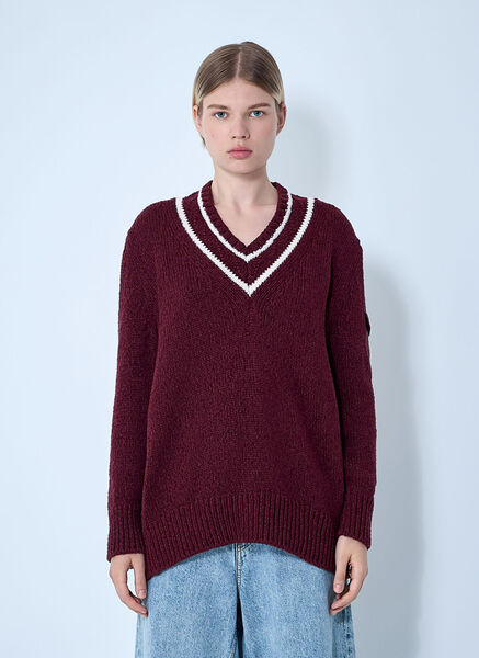  Moncler Moncler Wool Sweater - Woman Knitwear Red Xs 