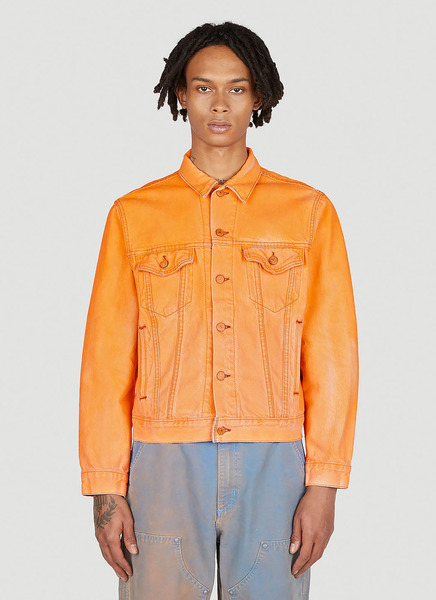  Notsonormal Notsonormal Washed Daily Jacket -  Jackets Orange M 
