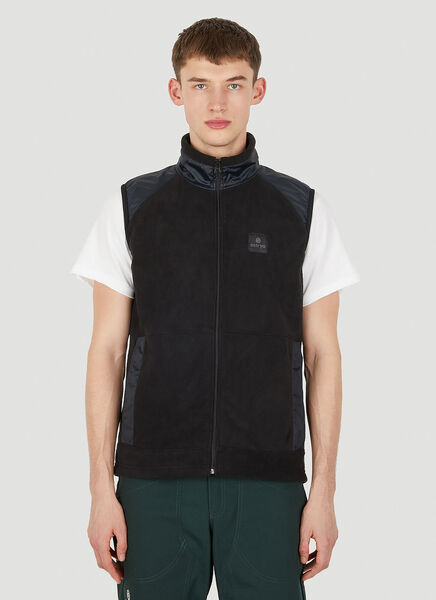  Ostrya Ostrya Surplus Fleece Sleevless Jacket - Man Jackets Black S 