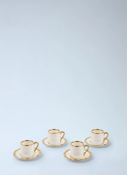  Polspotten Polspotten Porcelain Espresso Cup Set -  Tea & Coffee White One Size 