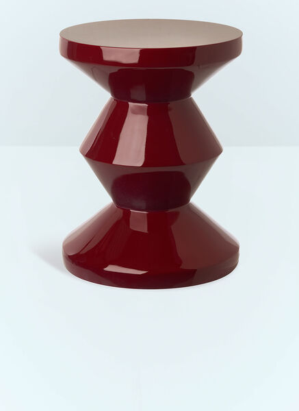  Polspotten Polspotten Zig Zag Stool -  Furniture Burgundy One Size 