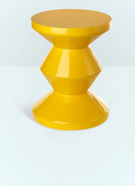  Polspotten Polspotten Zig Zag Stool -  Furniture Yellow One Size 