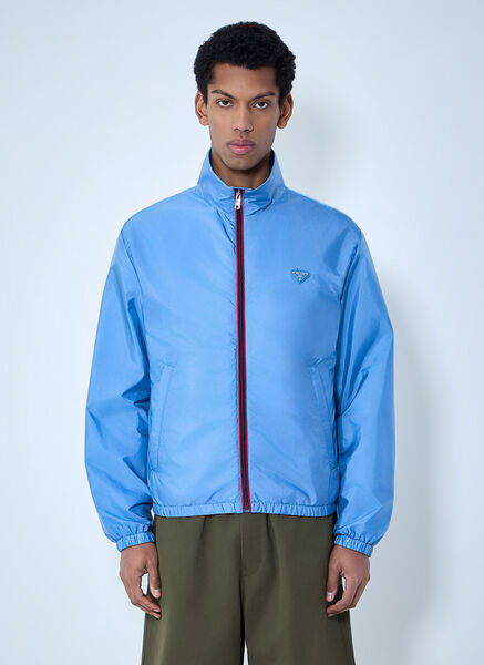  Prada Prada High-neck Zip Jacket - Man Jackets Blue L 