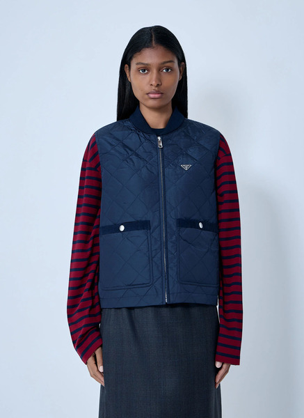 Prada Prada Re-nylon Jacket - Woman Jackets Blue It - 38 