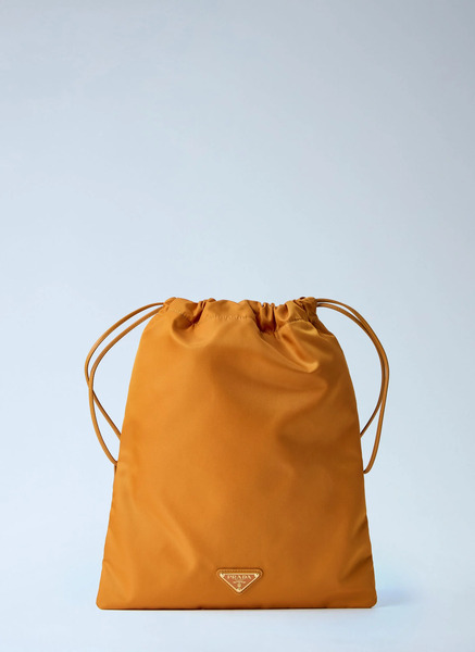  Prada Prada Re-nylon Wish Pouch - Woman Handbags Orange One Size 