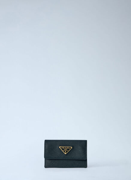  Prada Prada Saffiano Card Holder - Woman Wallets & Cardholders Black One Size 
