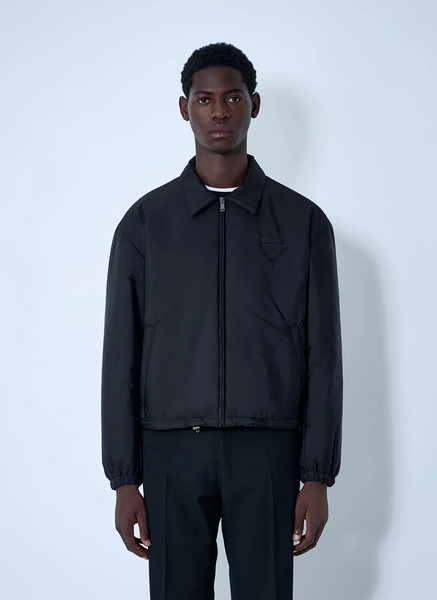 Prada Prada Short Re-nylon Down Jacket - Man Jackets Black M 
