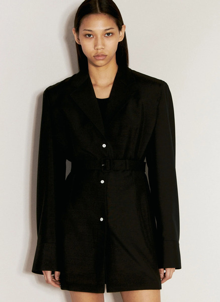  Prada Prada Single-breasted Light Mohair Jacket - Woman Jackets Black It - 38 
