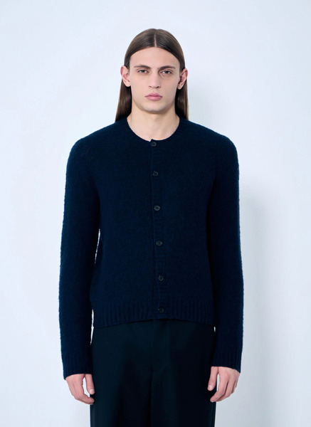  Prada Prada Wool Cardigan - Man Knitwear Navy Eu - 50 