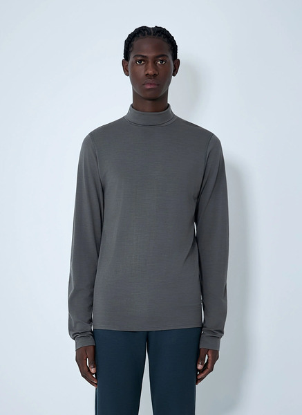  Rier Rier Wool Turtleneck Sweater - Man Tops Grey L 
