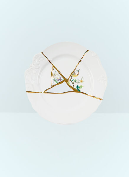  Seletti Seletti Kintsugi N. 2 Dinner Plate -  Kitchen  White One Size 