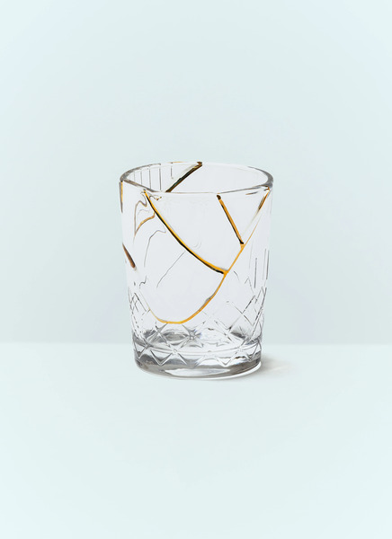  Seletti Seletti Kintsugi N.1 Glass -  Glassware White One Size 