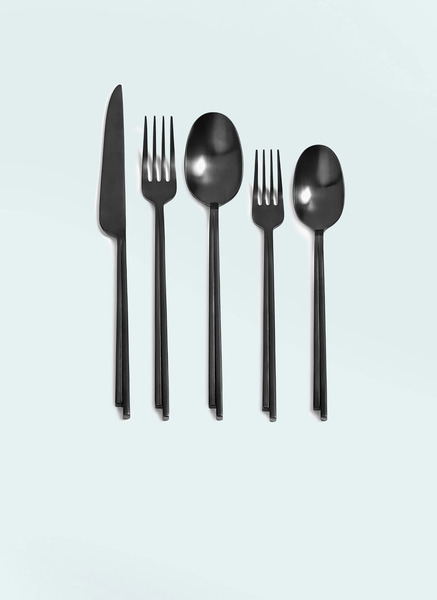  Serax Serax Dune Cutlery Set -  Kitchen  Black One Size 