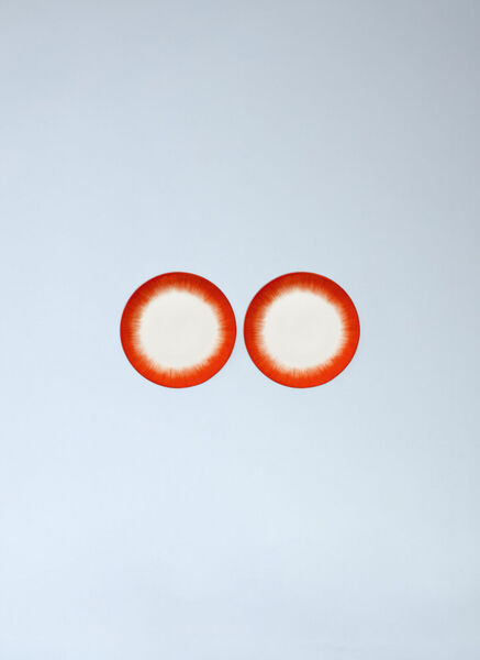  Serax X Ann Demeulemeester Serax X Ann Demeulemeester Set Of Two Dé Dinner Plates -  Kitchen  Red One Size 
