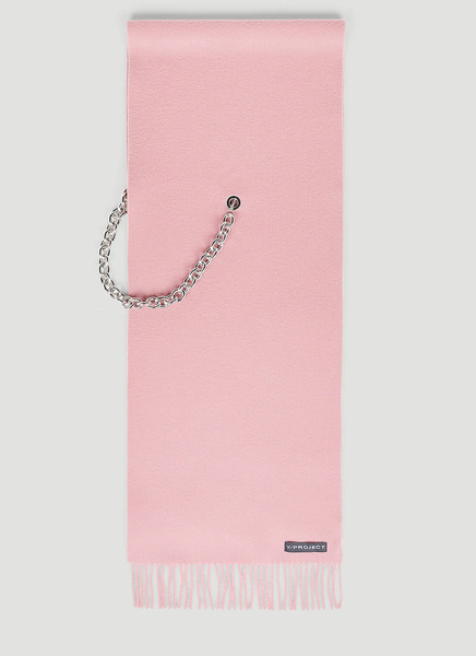  Y/project Y/project Chain Scarf - Woman Scarves Pink One Size 