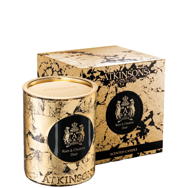  Atkinsons Rum& Chestnut Duet Candle 200g 