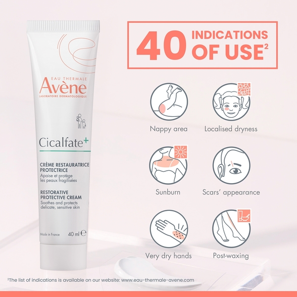  Avène Cicalfate+ Restorative Protective Cream For Very Sensitive Skin 40ml 