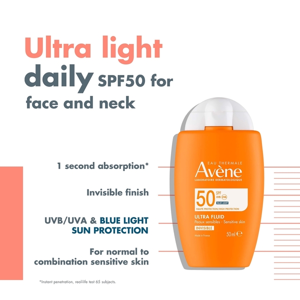  Avène Fluid Invisible And Sun Cream Bundle 