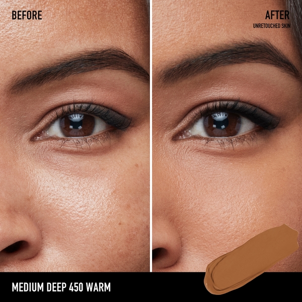  Bareminerals Barepro All-over Skin-perfecting Matte Concealer Mineral Spf 25+++ 7.5ml (various Shades) - Medium Deep 450 Warm 