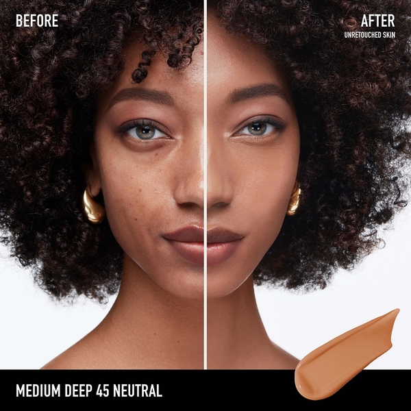  Bareminerals Barepro 24hr Matte Comfort Liquid Foundation Mineral Spf20 30ml (various Shades) - Med. Deep 45 Neutral 