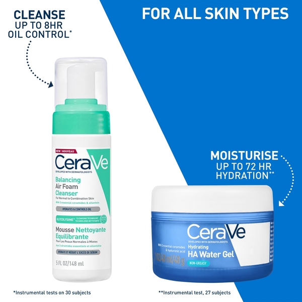  Cerave Hydrating Hyaluronic Acid Water Gel For Plumping Hydration With Ceramides,hyaluronic Acid & Niacinamide 48ml 