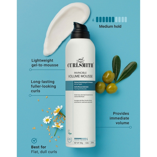  Curlsmith Invincible Volume Mousse 200ml 