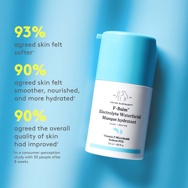  Drunk Elephant F-balm™ Electrolyte Waterfacial Face Mask 50ml 