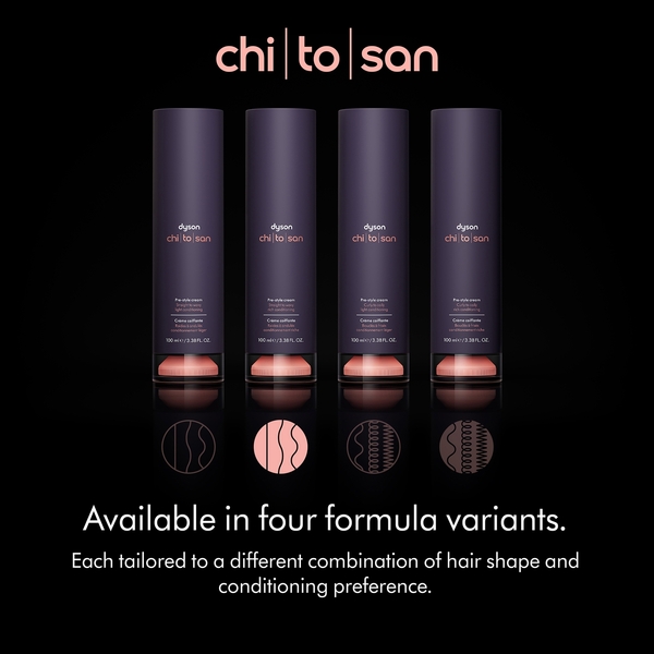 Dyson Chitosan™ Pre-style Cream Straight To Wavy Rich Conditioning Refill 100ml 