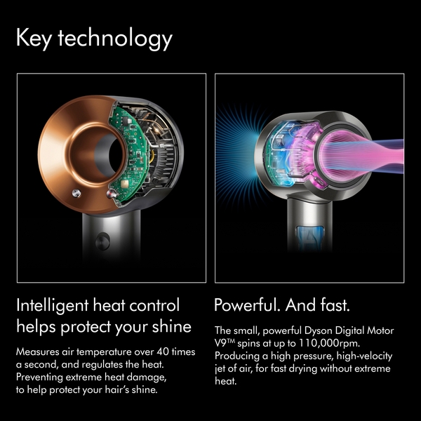  Dyson Supersonic™ Origin Hair Dryer- Copper/nickle 