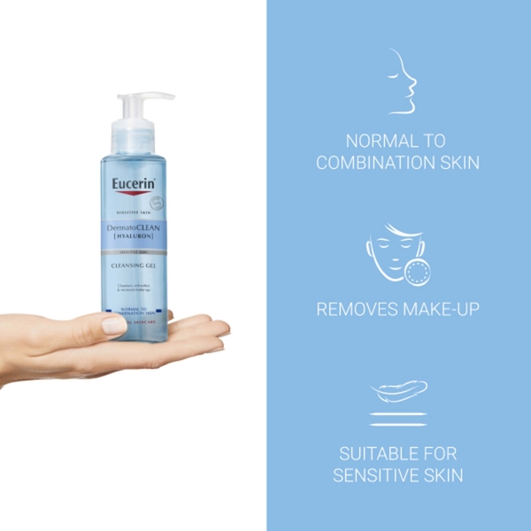  Eucerin Dermatoclean Refreshing Cleansing Gel 200ml 