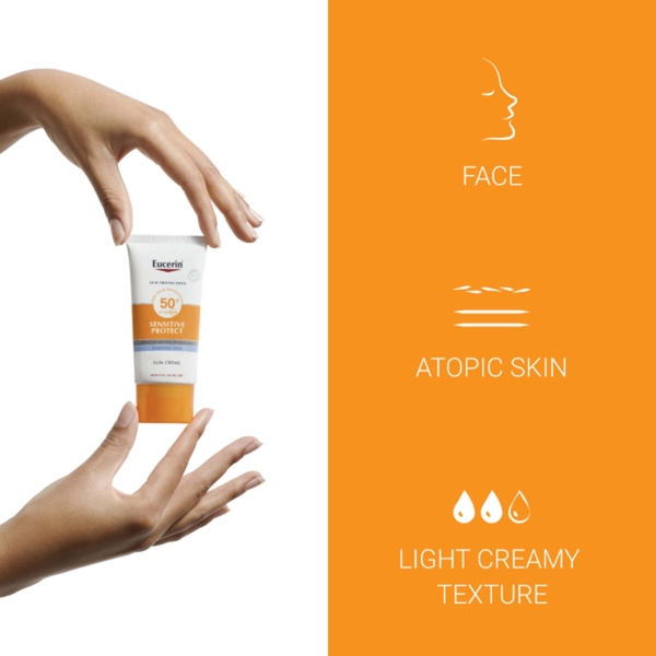  Eucerin Sensitive Protect Sun Lotion Extra Light Spf 50+ 50ml 