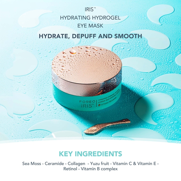  Foreo Iris Hydrating Hydrogel Eye Mask 60pcs 