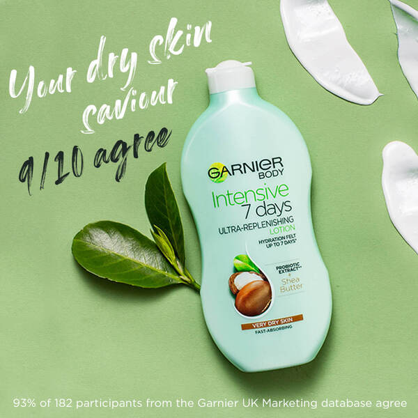  Garnier Intensive Shea Butter Body Lotion 400ml 