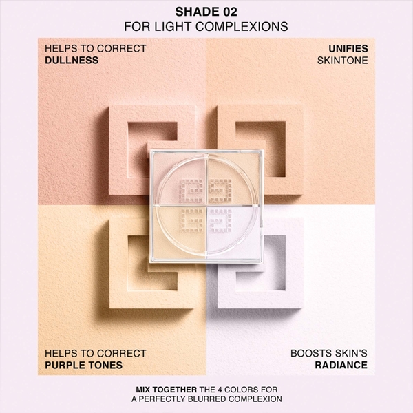  Givenchy Prisme Libre Matte-finish And Enhanced Radiance Loose Powder 10g - (various Shades) - N02 Satin Blanc 
