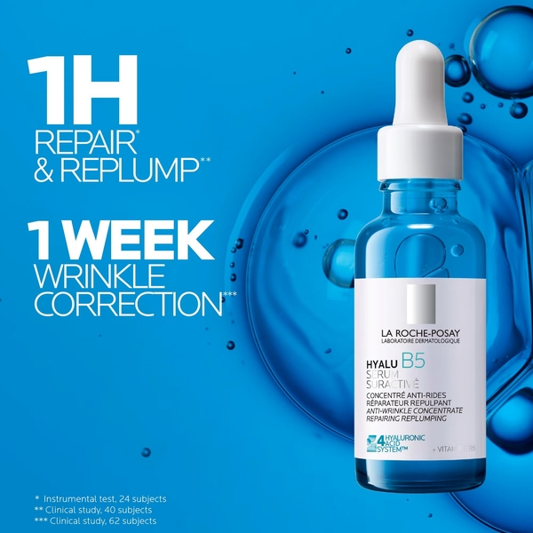  La Roche-posay Anti-ageing Drench-hydration & Protection Routine With Spf For Dry Ageing Skin 