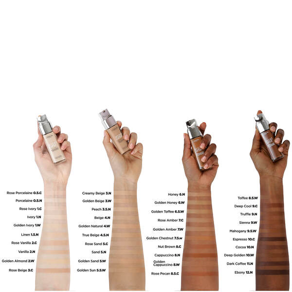  L'oréal Paris True Match Liquid Foundation With Spf And Hyaluronic Acid 30ml (various Shades) - 1w Golden Ivory 