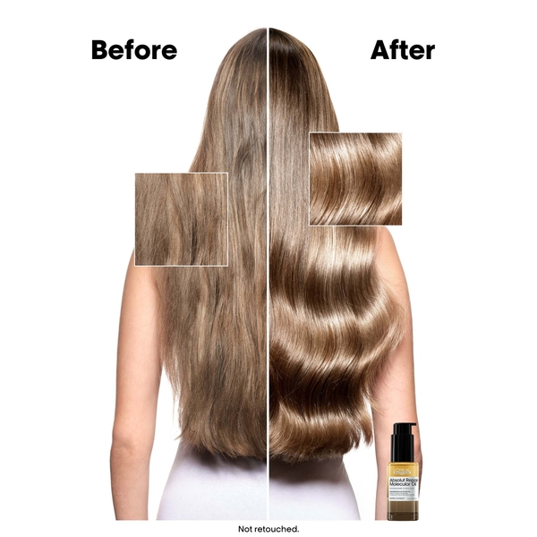  L'oréal Professionnel Absolut Repair Molecular Leave-in Hair Mask Travel Size 50ml & Bi-phase Hair Oil For Damaged Hair 30ml 