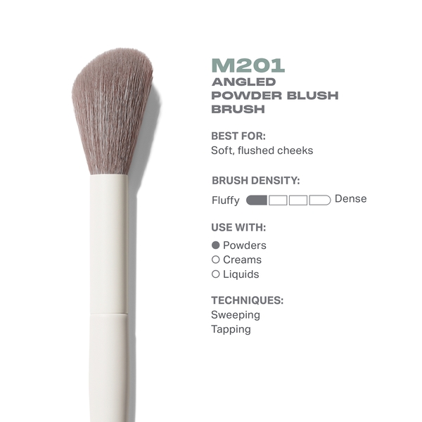 Morphe M201 Angled Powder Blush Brush 