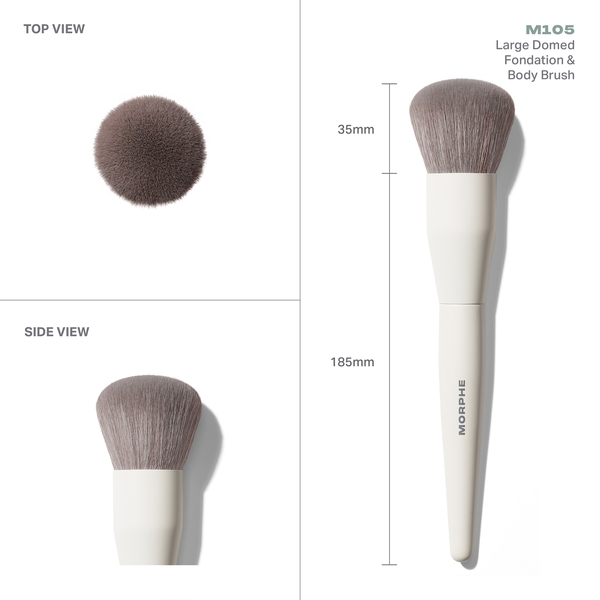  Morphe M105 Large Domed Foundation & Body Brush 