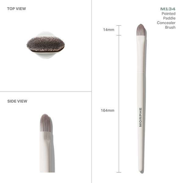  Morphe M134 Pointed Paddle Concealer Brush 
