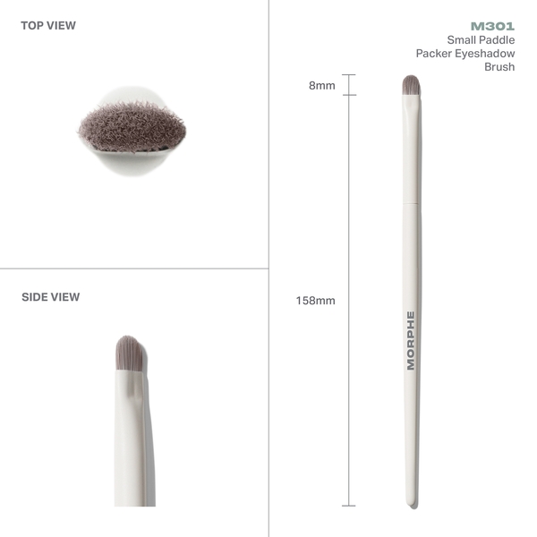  Morphe M301 Small Paddle Packer Eyeshadow Brush 