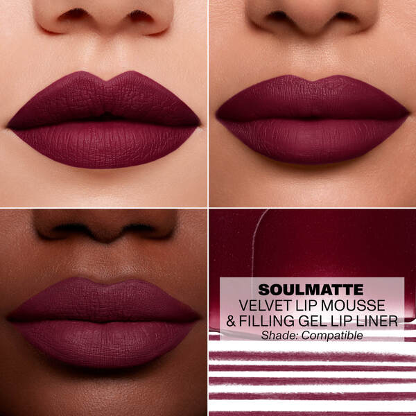  Morphe Soulmatte Filling Gel Lip Liner 0.21g (various Shades) - Compatible 