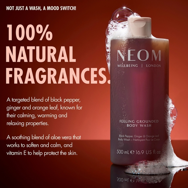  Neom Feeling Grounded Body Wash 500ml 