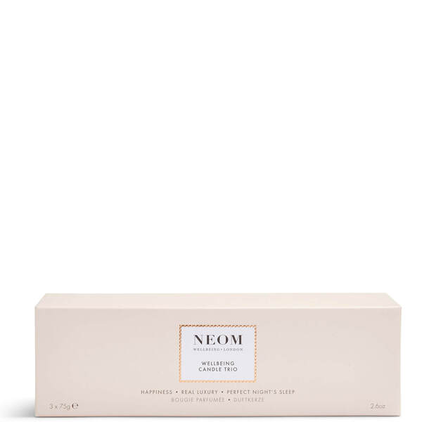  Neom Wellbeing Wellbeing Candle Trio 
