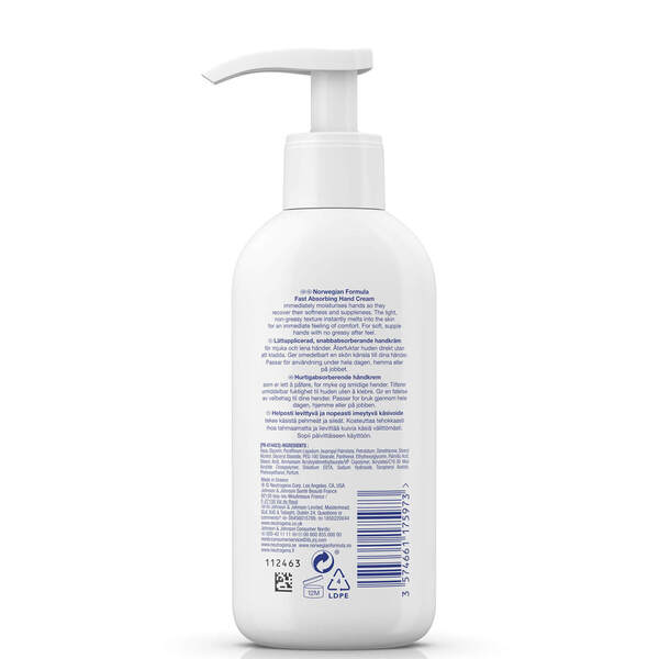  Neutrogena Norwegian Formula Fast Absorbing Hand Cream 150ml 