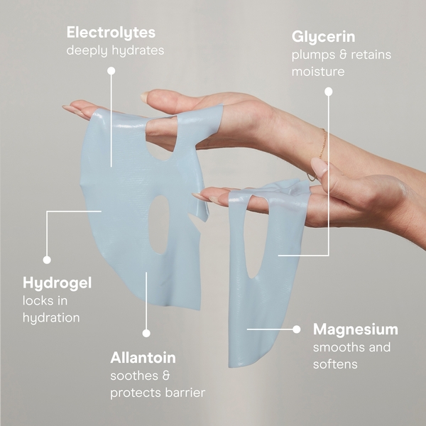  Nuface Ionplex Hydra-gel Power Mask 1pk 