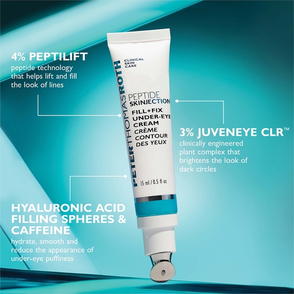  Peter Thomas Roth Peptide Skinjection Fill + Fix Under-eye Cream 15ml 