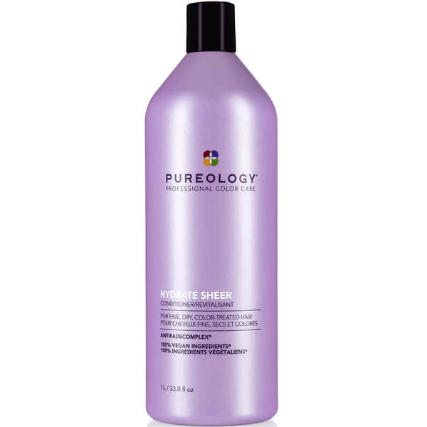  Pureology Hydrate Sheer Shampoo And Conditioner Supersize Bundle For Fine, Dry Hair, Sulphate Free For A Gentle Cleanse 