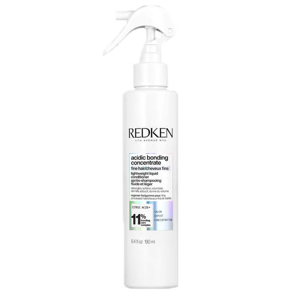  Redken Acidic Bonding Concentrate Shampoo And Lightweight Liquid Conditioner Bond Repair Bundle For Fine Hair 