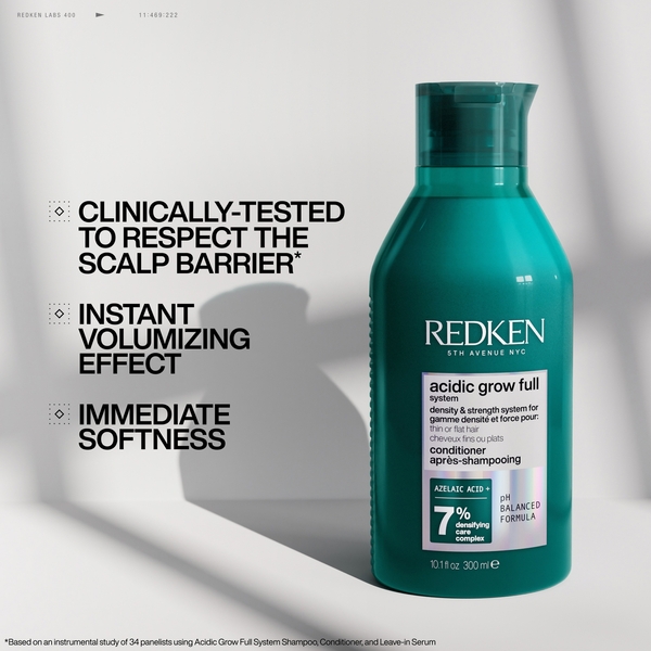  Redken Acidic Grow Full System Densyfying Shampoo 300ml & Redken Acidic Grow Full System Densifying Conditioner 300ml Duo 